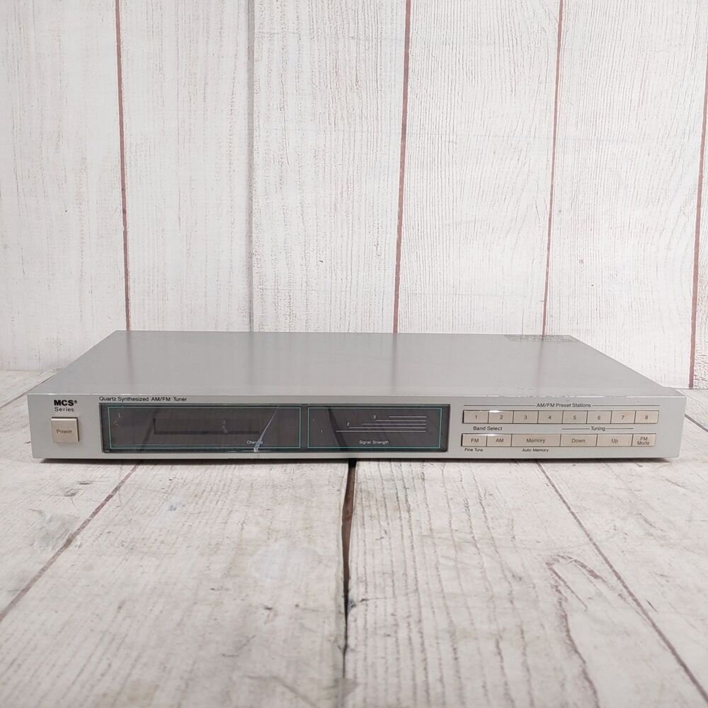 MCS 683-2270T Quartz Synthesized AM/FM Stereo Tuner - TESTED AND WORKING - Japan
